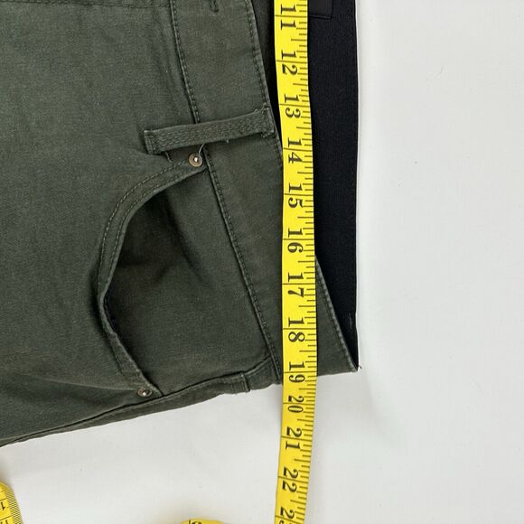 Lularoe Jeans Womens 36 Green Twill Skinny Stretch High Rise Comfort Office - Picture 9 of 13